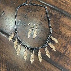 Stella & Dot necklace and earrings